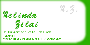 melinda zilai business card